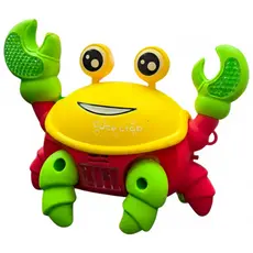 Brinquedo Caranguejo Fujão Musical Com Luzes Para Bebês Estimula Engatinhar