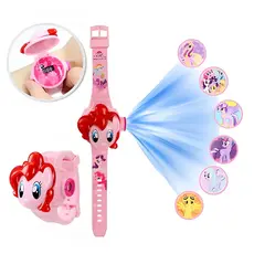Relógio Projetor Digital Infantil My Little Pony Imagens 3D Divertidas