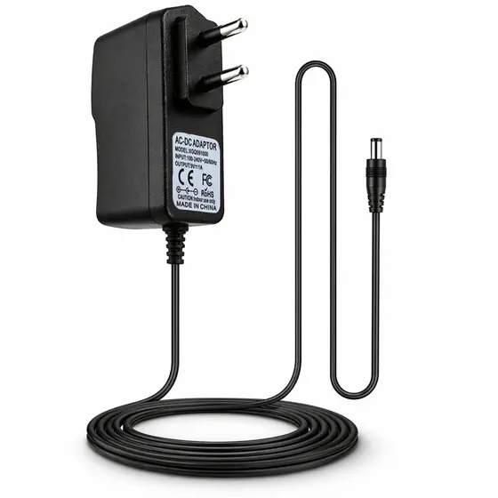 Fonte Yonks Para Pedal 9V 1A Centro Negativo Bivolt Pedaleira Teclado