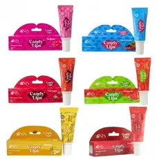 Kit Com 5 Unidades Hidratante Labial Candy SORTIDOS Lips Isis Protetor Labial