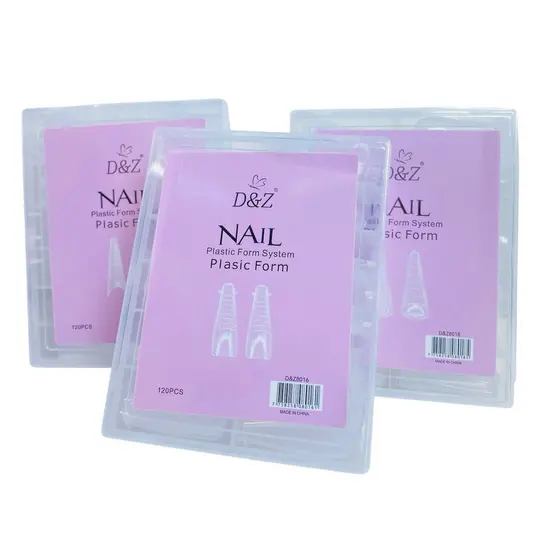 Molde F1 para Alongamento de Unha 120 PCS - D&Z