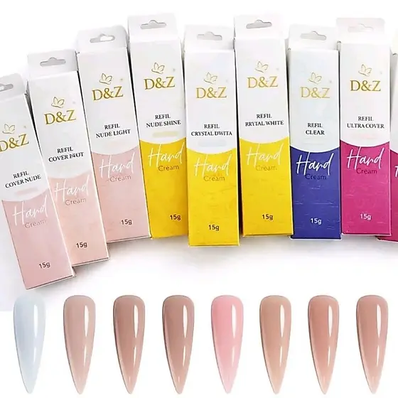 Sache Refil Gel UV/Led D&Z Gel Control - 15ml Unha