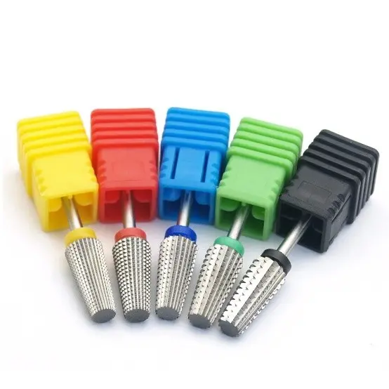 Broca de Tungstênio para unhas -Cortador de fresagem com brocas de corte Metal duro unhas