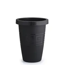 Kit 3 Vasos Redondo Preto 21 Litros Grego