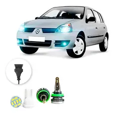 Kit Ultra Led Nano Renault Clio 2004 A 2012 H8 30000lm