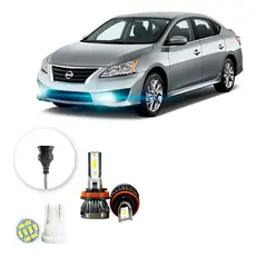Ultra Led Nano 22000lm Nissan Sentra 2014-2021 Farol Milha