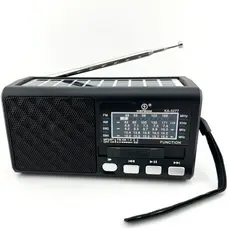 Rádio Portátil Bluetooth Painel Solar Rádio com lanterna FM AM SW USB TF