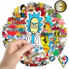 Adesivo Rick Sanchez Sticker Para Bike Skate Moto Capacete Carro Caminhão notbook