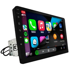 Central Multimídia Mp5 9Pol 1Din Carplay Android Auto Espelhamento Tela IPS