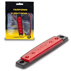 Sinalizador Lanterna Delimitadora Lateral 6 Leds 12V 24V Vermelha Alto Brilho Universal
