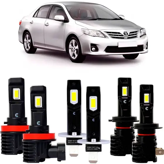 Kit Super Led Boost 6000k Corolla 2009 a 2014