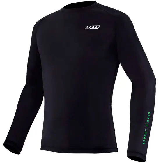 Blusa Climate 1 Segunda Pele X11 Térmica Motoqueiro Ciclista Preta