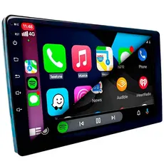 Central Multimidia 9pol QLED OctaCore 3GB 32GB Android Auto Carplay