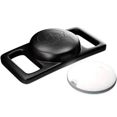 Tag Rastreador de Objetos Pets Malas GPS Faaftag + Case Coleira Preto