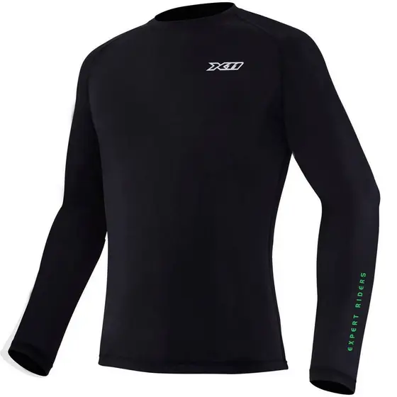 Blusa Climate 2 Segunda Pele X11 Térmica Motoqueiro Ciclista Preta