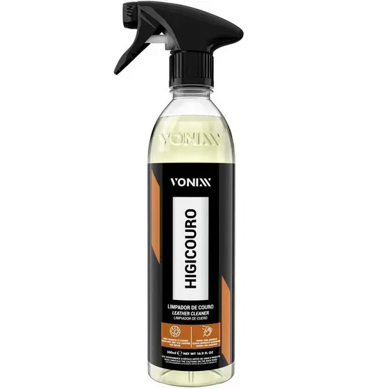 Limpador De Bancos Couro Automotivo Higicouro Vonixx 500ml