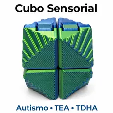 Cubo Magico Infinito  Anti Stress Portátil Para Ansiedade e Foco Design Compacto Sensorial para Autismo TDHA TEA