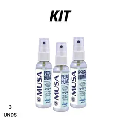 Kit Com 3 Unidades De Pedra Hume Splay Musa - 60ml Cada