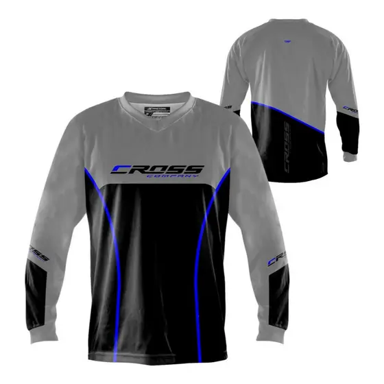 camisa camiseta adulto motocross trilha motoboy ciclismo off road manga longa proteção Uv Mx8