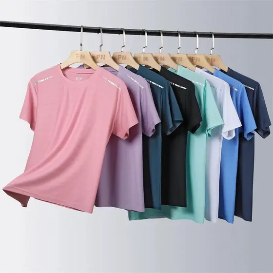 KIT 1-4 Camisetas Dry Fit Masculina Casual Treino Academia Esportes Exercícios Corrida