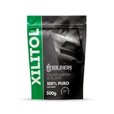 Xylitol 500g 100% Puro Soldiers Nutrition Ingrediente Natural Adoçante Alimentação Saudável