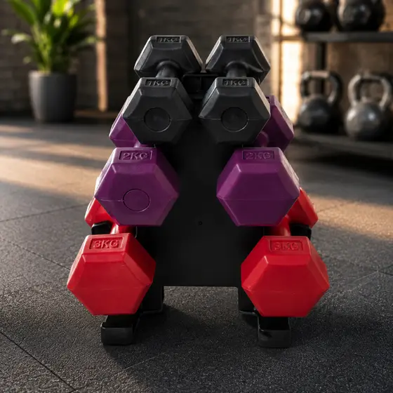 Kit Halteres Ajustáveis 15kg com Barra Kettlebell Anilhas e Apoio para Flexão