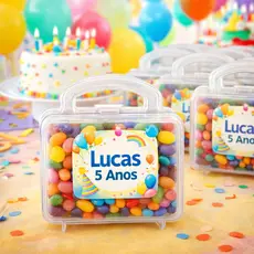 30 Maletinhas De Acrílico - Grande - maleta acrlica para festa e brindes