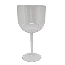 04 Taças De Gin Tônica Acrilico 550 Ml Premium Transparente