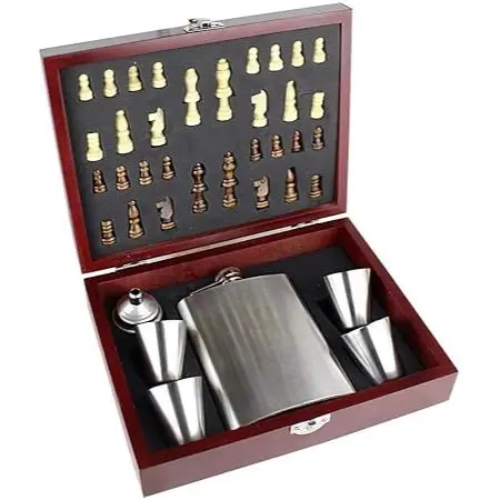 Kit Cantil de Bolso com Jogo de  Xadrez