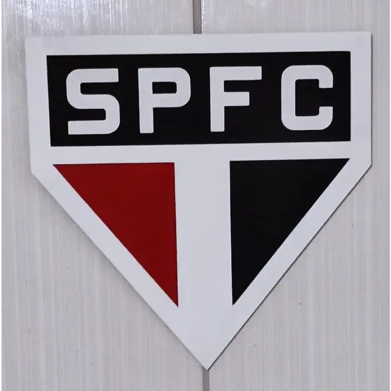 Escudo São Paulo FC No Tamanho Grande 50CM em Alto Relevo. Brasão São Paulo