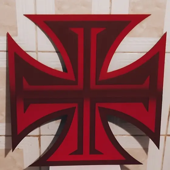Cruz de malta pátea ordem de cristo símbolo do Vasco da Gama.