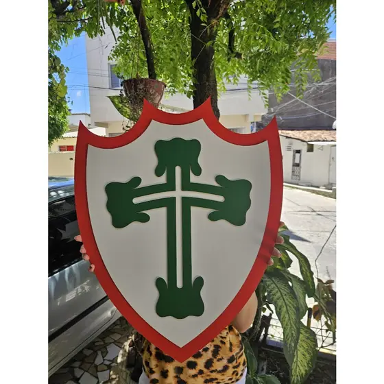 Escudo Portuguesa  No Tamanho Grande em Alto Relevo 62CM.