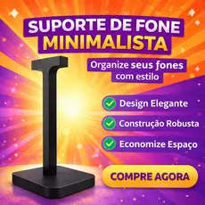 Suporte de Mesa para Fone Headset Gamer Universal Minimalista