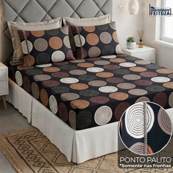 Jogo de Cama 400 Fios Casal Roupa de Cama Queen e Lençol Solteiro Tecido Aveludado Macio Premium''