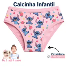 Kit 10 e 5 Calcinhas Infantil Conforto Menina Kids