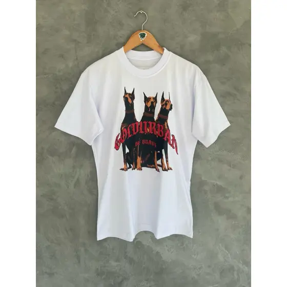 CAMISETA STREETWEAR OVERSIZED GOLD BE BRAVE MARCA NACIONAL