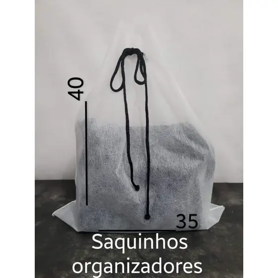 100 saquinhos organizadores  30x40