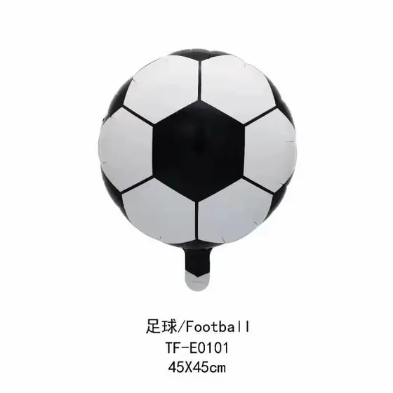 Balão Metalizado Bola De Futebol 45*45cm 18 polegadas