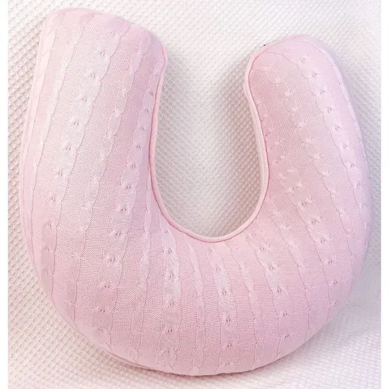 CAPA - APENAS - A CAPA para Almofada de Amamentação em Tricot Trabalhado Luxo e Aconchego