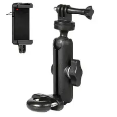Suporte P Tubo Cano Guidao Bike Moto Câmera de ação Gopro Celular 1/4