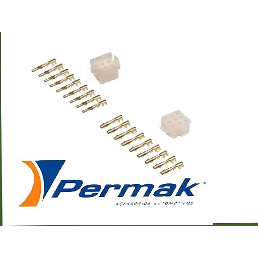 Conector 9 Vias Terminal Com Conector Plástico - Unidade Cód. 35/v1