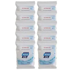 Kit Com 10 Pastilhas / Tabletes / Pedra de Cloro Orgânico 90% Tricloro 200G