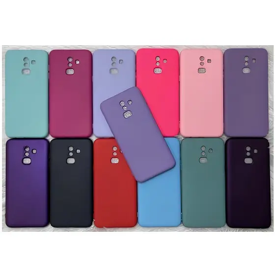Capa Capinha Para- J8 /a6 plus - Samsung Silicone Aveludado  POR DENTRO