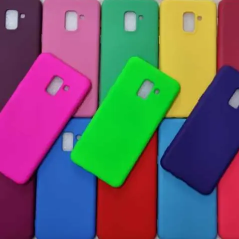 Capa Capinha Para- A8 2018/A5 2018  - Samsung Silicone Aveludado POR DENTRO