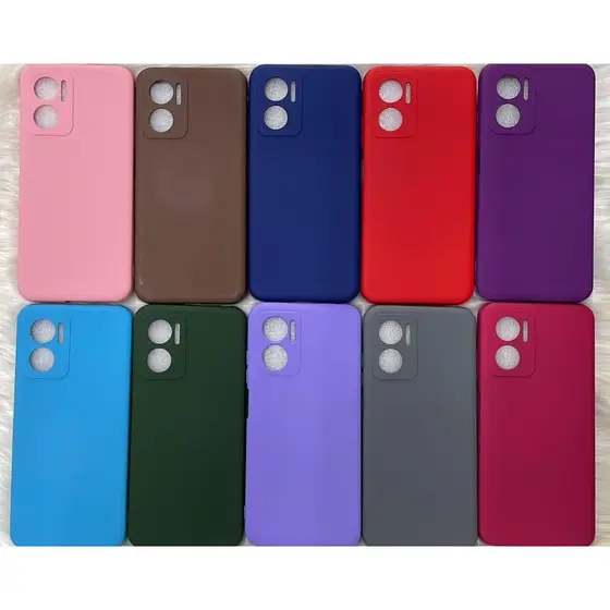 Capa Para Celular Redmi 10 5G  Case Silicone Aveludada Por Dentro Acabamento Premium