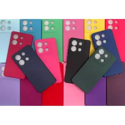 Capa Capinha Case Para Redmi -  Poco X6 5g/Note 13 Pro 5G - Silicone Aveludado