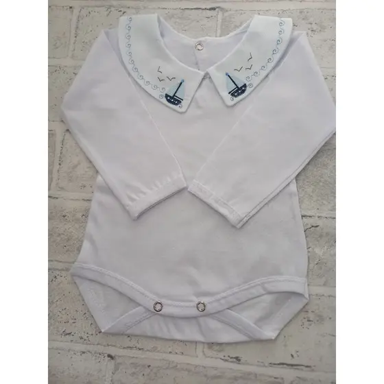Body Bordado Para Saída Maternidade  Bebe Luxo 100% algodao