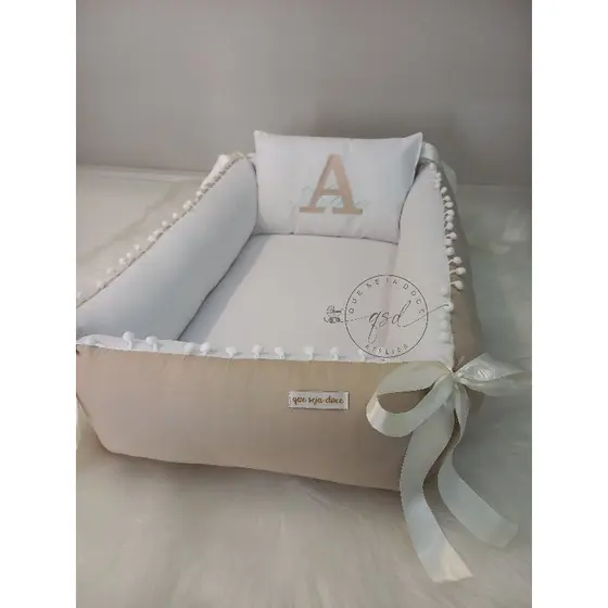 Ninho bebe com travesseiro personalizado