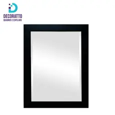 Espelho 15x21 com MDF, Moldura Preta ou Branca