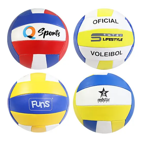 Bola De Volei Tamanho Oficial De Couro Sintetico Resistente para Praia Piscina Quadra Parque Profissional